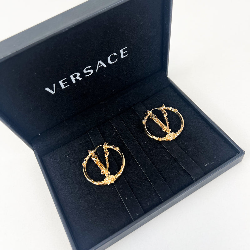 Versace Hoop Earrings