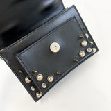 Versace Black Stud Top handle Bag