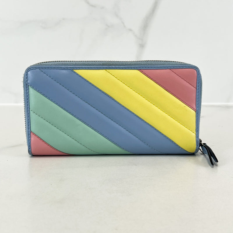 Gucci Pastel Marmont Zip Around Wallet