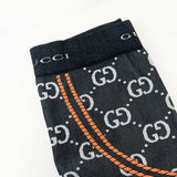 Gucci GG Jacquard Jersey Black/Orange Leggings Size Small