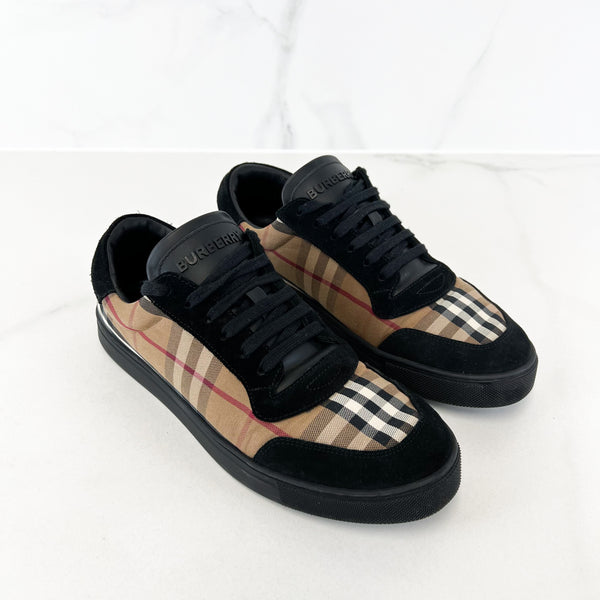Burberry House Check Leather Trim Men’s Sneaker Size 42