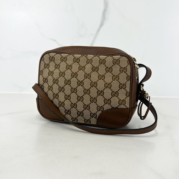 Gucci GG Canvas Bree Camera Bag