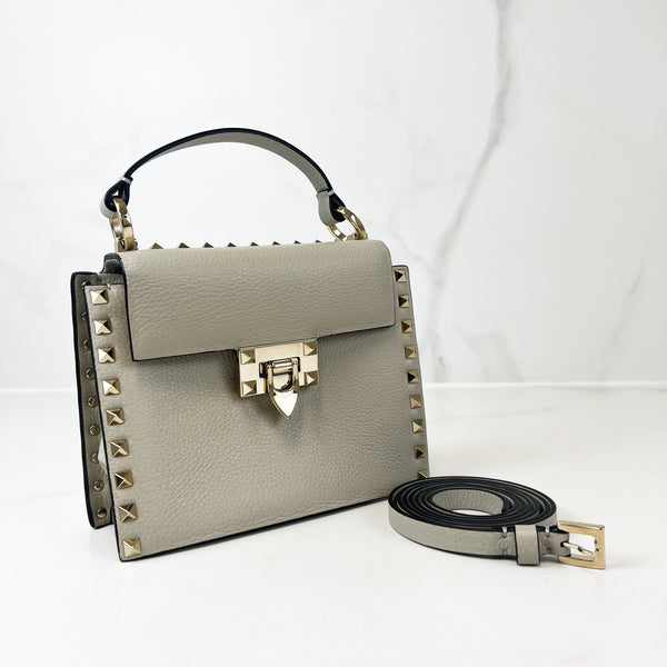 Valentino Garavani Taupe Crossbody Bag