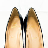 Christian Louboutin Black Pigalle Plato 120 Patent Calf 36.5