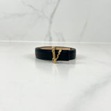 Versace V Baroque Black Belt 20mm