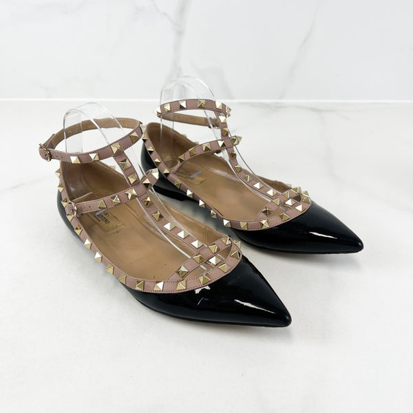 Valentino Garavani Rockstud Ballet Flat Size 41