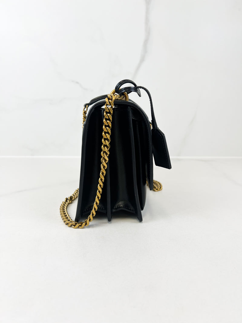 Saint Laurent Black Sunset Shoulder Bag