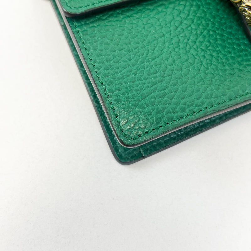 Gucci Dionysus Emerald Green Super Mini Bag