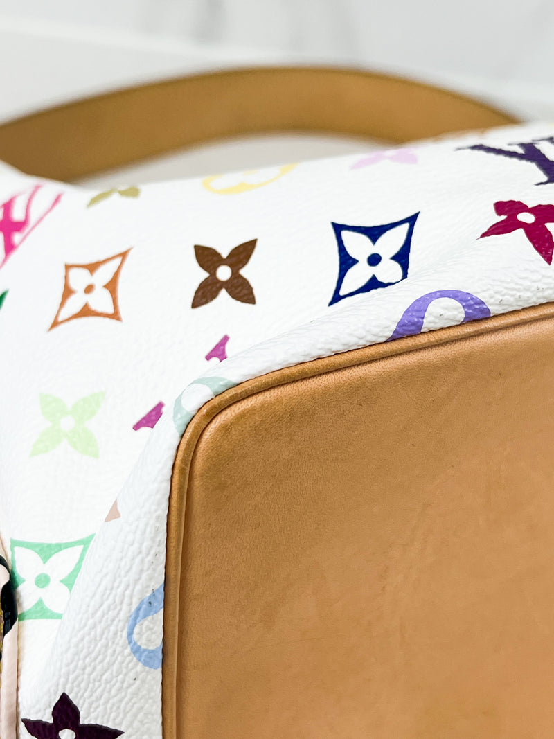 Louis Vuitton Multicolour White Monogram Petit Noe