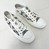 Louis Vuitton Monogram Black & White Stellar Sneaker Size 36.5