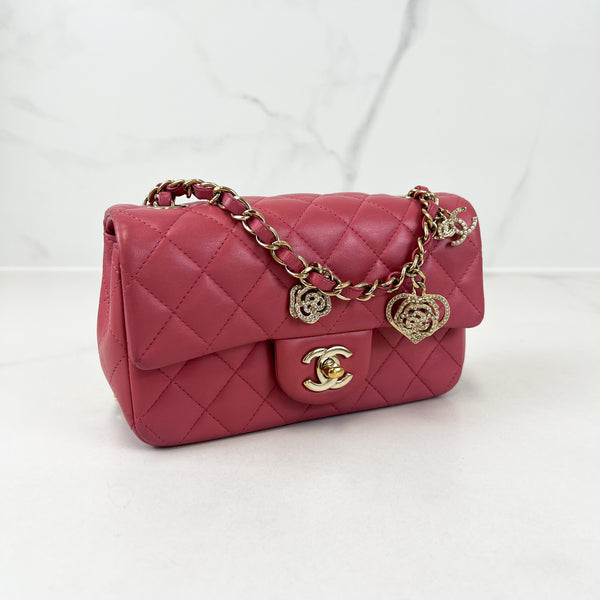 Chanel Rectangular Mini Flap Lambskin Shoulder Bag