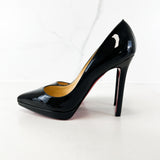 Christian Louboutin Black Pigalle Plato 120 Patent Calf 36.5