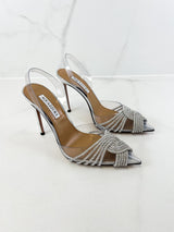 Aquazzura Gatsby Sling 105 Size 38.5