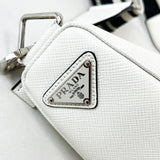 Prada Triangle Leather Shoulder/Crossbody Bag