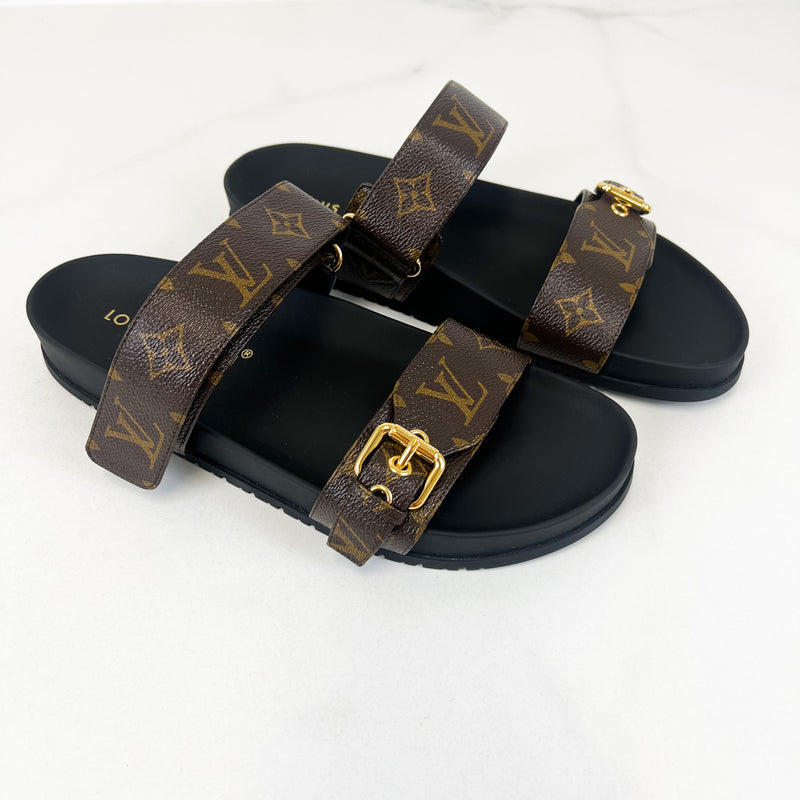 Louis Vuitton Bom Dia Flat Comfort Mule Size 42