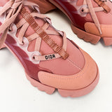 Christian Dior D-Connect Deep Pink Sneakers Size 36