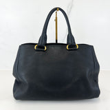 Prada Black Daino Tote Bag