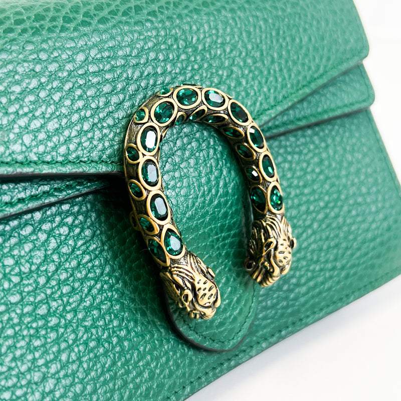 Gucci Dionysus Emerald Green Super Mini Bag