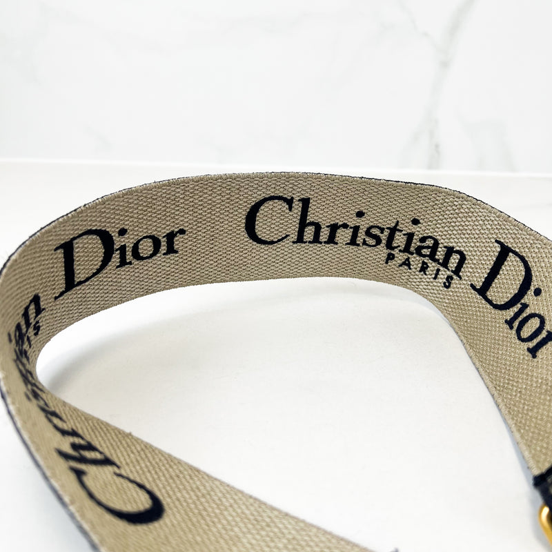 Christian Dior Mini Oblique Saddle with strap