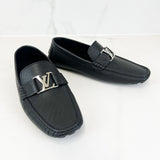 Louis Vuitton Men's Monte Carlo Calfskin Black Loafers Size 9