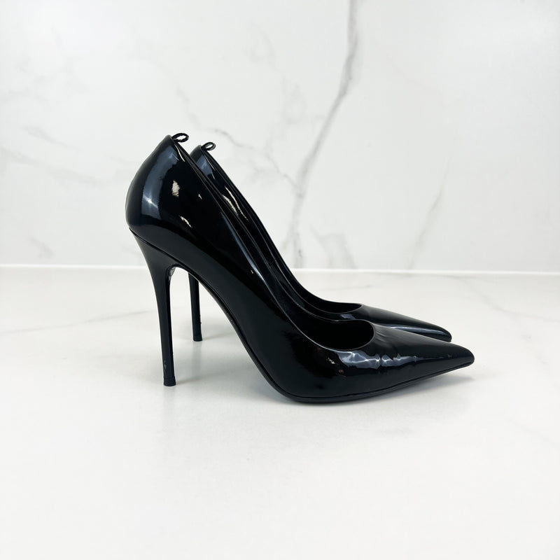 Tom Ford Patent Black Leather Pumps Size 39