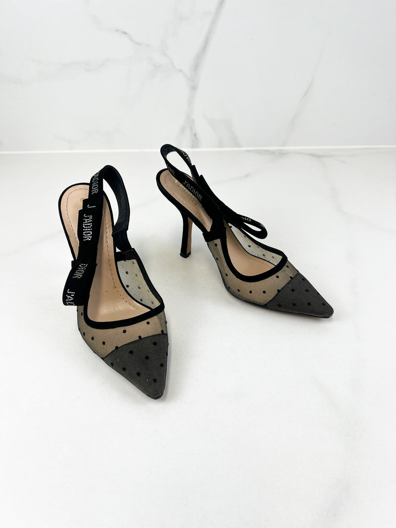 Christian Dior Jadior Slingback Heel Size 37.5