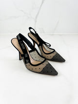 Christian Dior Jadior Slingback Heel Size 37.5