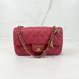 Chanel Rectangular Mini Flap Lambskin Shoulder Bag