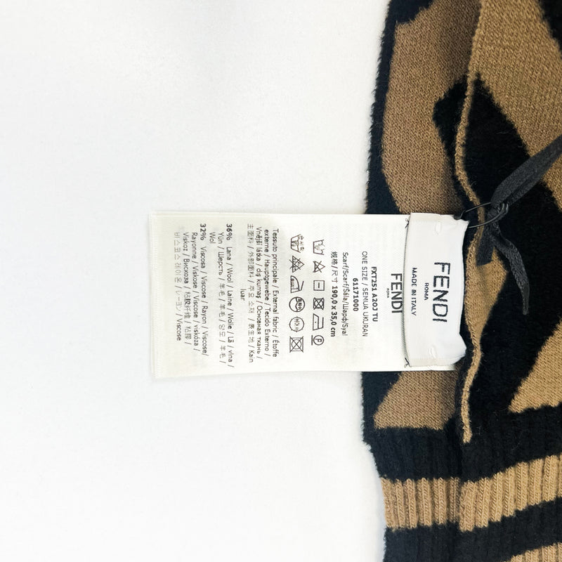 Fendi FF Wool & Viscose Shawl