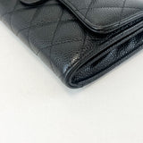 Chanel Classic Caviar Long CC Wallet