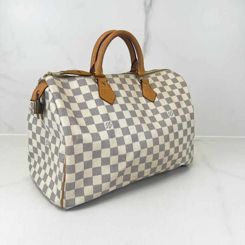 Louis Vuitton Speedy 35 Damier Azur Canvas