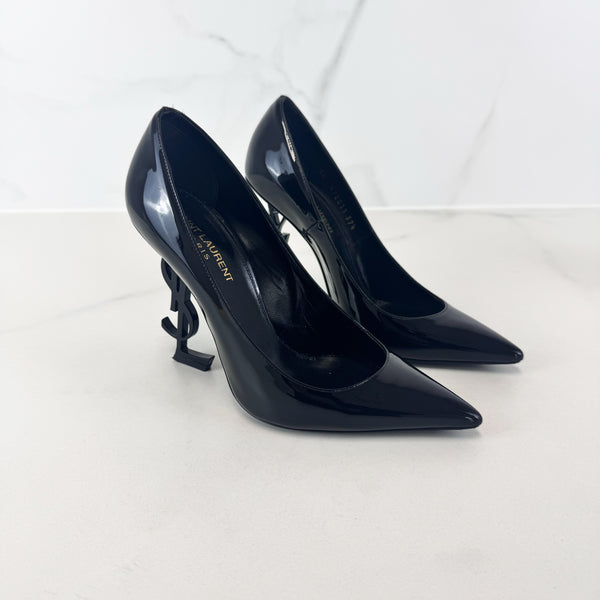 Saint Laurent Opyum Pump in Patent Leather Size 37.5