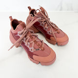 Christian Dior D-Connect Deep Pink Sneakers Size 36