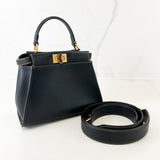 Fendi Small Black FF Peekaboo