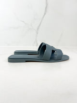 Hermes Epsom Leather Oran Sandals Size 38