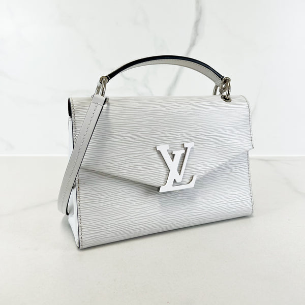 Louis Vuitton White Epi Leather Pochette Grenelle