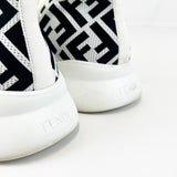 Fendi Motif Mesh ‘High’ White Sneakers Size 40