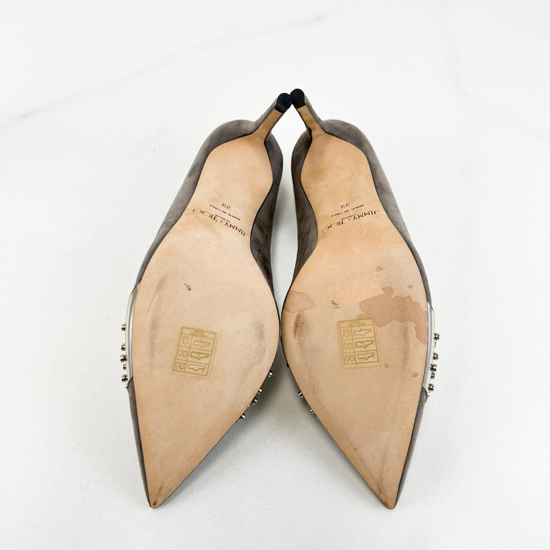 Jimmy Choo Suede Hazel 100 Shoes Size 39