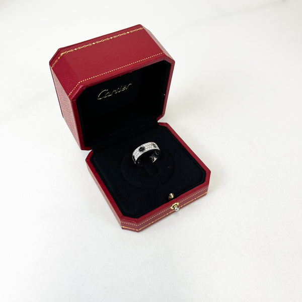 Cartier Love Ring Diamond Paved