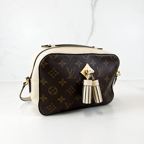 Louis Vuitton Saintogne in Beige Monogram Canvas