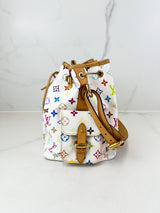 Louis Vuitton Multicolour White Monogram Petit Noe