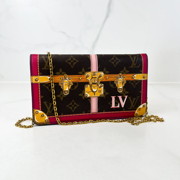 Louis Vuitton Monogram Canvas Summer Trunks Weekend Pochette