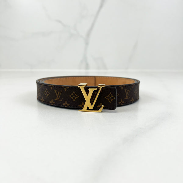 Louis Vuitton Initials 30mm Reversible Belt with GHW