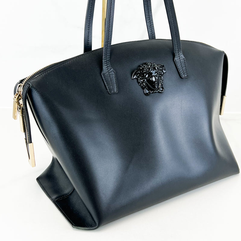 Medusa leather best sale tote bag