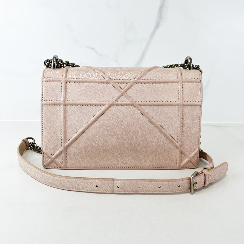 Christian Dior Nude/Pink Medium Diorama Shoulder Bag