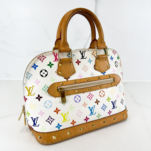 Louis Vuitton White Monogram Multicolour Alma PM