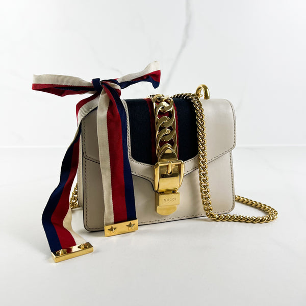 Gucci Mini Sylvie with Gold Hardware