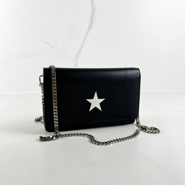 Givenchy Leather Wallet on Chain with SHW