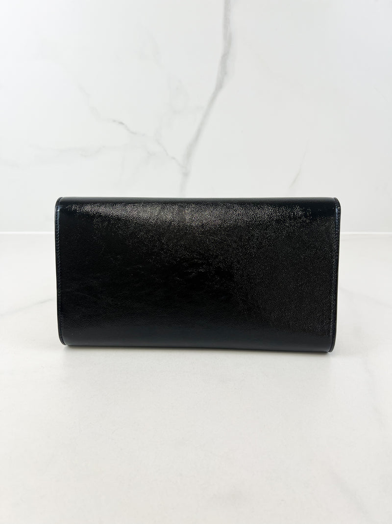 Saint Laurent Belle De Jour Clutch in Black