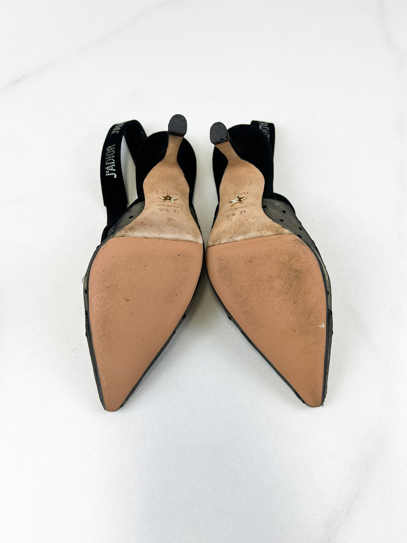 Christian Dior Jadior Slingback Heel Size 37.5